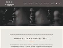 Tablet Screenshot of blackbridgefinancial.com